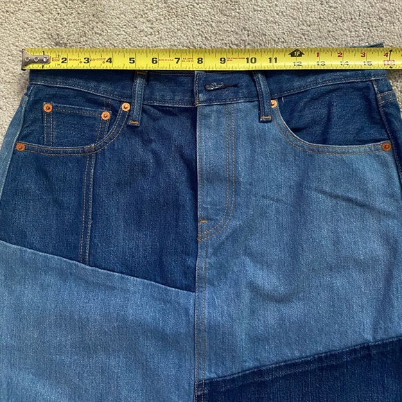 Levi’s Patchwork Denim Skirt 8/29 - Picture 4 of 7